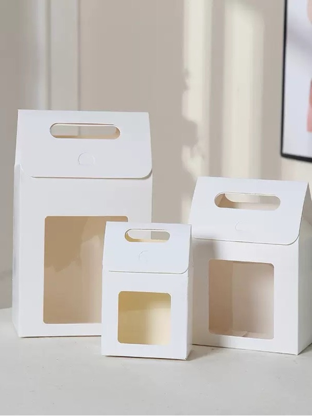 19 New White Window Gift Boxes